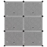 Scarpiera Nera 84,5x31x93,5 cm in PP