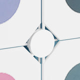 Scaffale Portaoggetti per Bambini con 15 Cubi Blu in PP