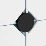 Scaffale Portaoggetti per Bambini con 12 Cubi Blu in PP