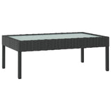 Set Divani da Giardino 16 pz con Cuscini in Polyrattan Nero