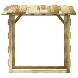Pergole con Tetto 4 pz 100x90x100 cm Legno di Pino Impregnato