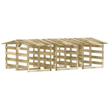 Pergole con Tetto 6 pz 100x90x100 cm Legno di Pino Impregnato