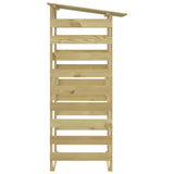 Pergole con Tetto 4 pz 100x90x200 cm Legno di Pino Impregnato