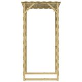 Pergole con Tetto 4 pz 100x90x200 cm Legno di Pino Impregnato