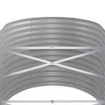 Letto Giardino Acciaio Zincato 152x80x68cm Marrone