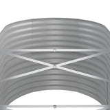 Letto Giardino Acciaio Zincato 152x80x68cm Marrone