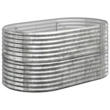 Letto Giardino Acciaio Zincato 152x80x68cm Argento