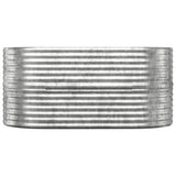 Letto Giardino Acciaio Zincato 152x80x68cm Argento