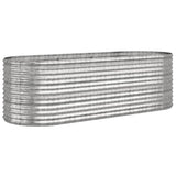 Letto Giardino Acciaio Zincato 224x80x68cm Argento