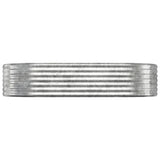 Letto Giardino Acciaio Zincato 175x100x36cm Argento