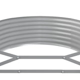 Letto Giardino Acciaio Zincato 322x100x36 cm Marrone