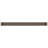 Letto Giardino Acciaio Zincato 507x100x36 cm Marrone