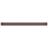 Letto Giardino Acciaio Zincato 544x100x36 cm Marrone