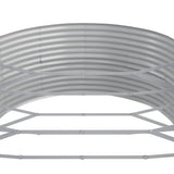 Letto da Giardino in Acciaio Zincato 544x100x36 cm Antracite