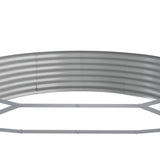 Letto da Giardino in Acciaio Zincato 296x140x36 cm Antracite