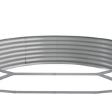Letto da Giardino in Acciaio Zincato 373x140x36 cm Antracite