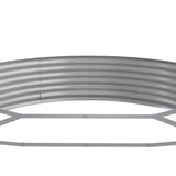 Letto Giardino Acciaio Zincato 450x140x36 cm Marrone