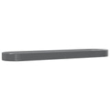 Letto Giardino Acciaio Zincato 600x140x36cm Grigio