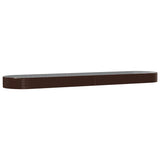 Letto Giardino Acciaio Zincato 600x140x36 cm Marrone