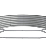 Letto da Giardino in Acciaio Zincato 600x140x36 cm Antracite