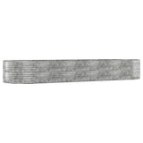 Letto Giardino Acciaio Zincato 447x140x68 cm Argento