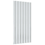 Pannelli Tetto 12pz Acciaio Verniciato a Polvere Grigio 80x36cm