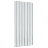 Pannelli Tetto 12pz Acciaio Verniciato a Polvere Grigio 80x36cm