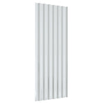 Pannelli Tetto 12pz Acciaio Zincato Grigi 100x36cm