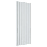 Pannelli Tetto 12pz Acciaio Zincato Grigi 100x36cm