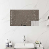 Specchio da Bagno con Luci LED 70x40 cm