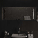 Specchio da Bagno con Luci LED 100x40 cm