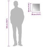 Specchio da Bagno con Luci LED 30x30 cm