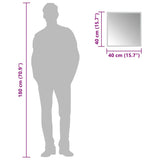 Specchio da Bagno con Luci LED 40x40 cm