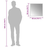 Specchio da Bagno con Luci LED 50x50 cm