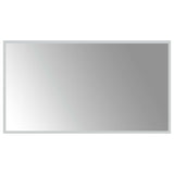 Specchio da Bagno con Luci LED 90x50 cm