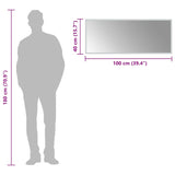 Specchio da Bagno con Luci LED 100x40 cm