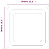 Specchio da Bagno con Luci LED 30x30 cm