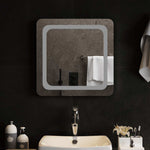 Specchio da Bagno con Luci LED 50x50 cm