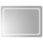 Specchio da Bagno con Luci LED 80x60 cm