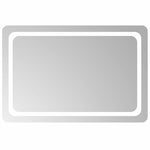 Specchio da Bagno con Luci LED 90x60 cm