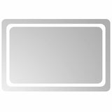 Specchio da Bagno con Luci LED 90x60 cm