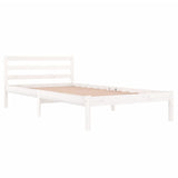 Giroletto in Legno Massello di Pino 100x200 cm Bianco