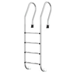 Scala per Piscina 54x38x184,5 cm Acciaio Inox 304