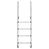 Scala per Piscina 54x38x184,5 cm Acciaio Inox 304