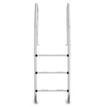 Scala per Piscina 54x38x158 cm Acciaio Inox 304