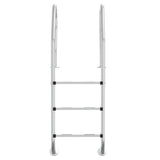 Scala per Piscina 54x38x158 cm Acciaio Inox 304