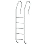 Scala per Piscina 54x38x211 cm Acciaio Inox 304
