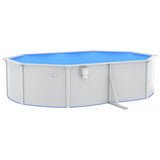 Piscina con Pompa Filtro a Sabbia 490x360x120 cm