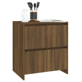 Credenze 2 pz Rovere Marrone 70x41x75 cm in Legno truciolato