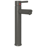 Lavandino con Rubinetto e Piletta in Vetro Temperato Satinato